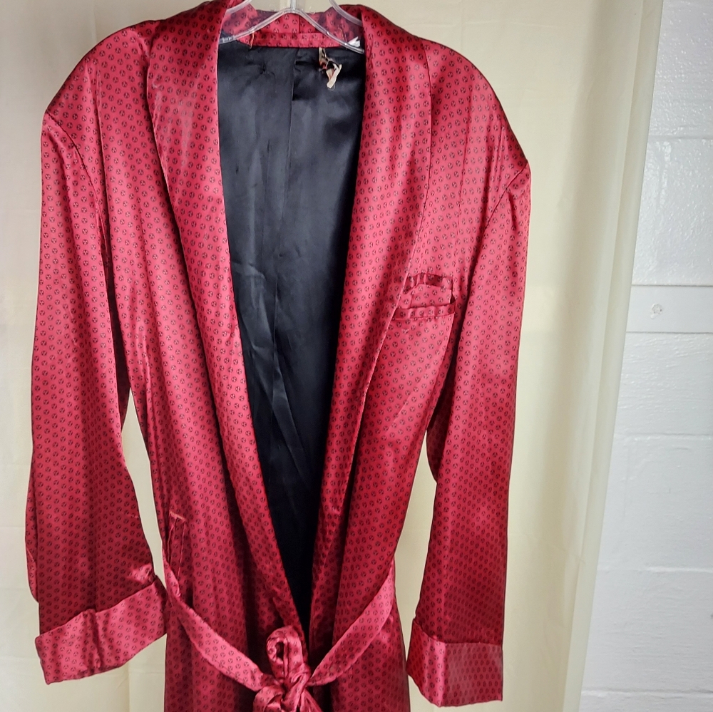 Mens Vintage Smoking Jacket Size Medium 1950's
